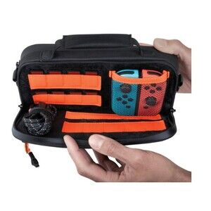 Bionik BNK-9042 Commuter Lite Black Bag for Nintendo Switch Lite & Accessories